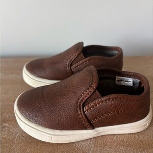 Brown Slip-On Kids Shoes